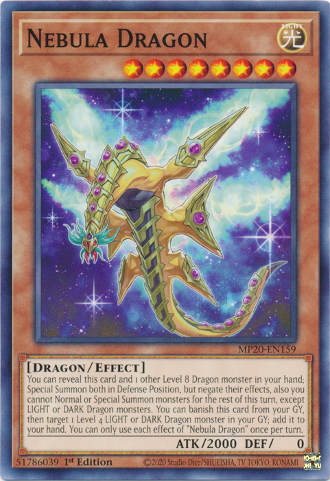 Nebula Dragon [MP20-EN159] Common | Card Merchant Takapuna