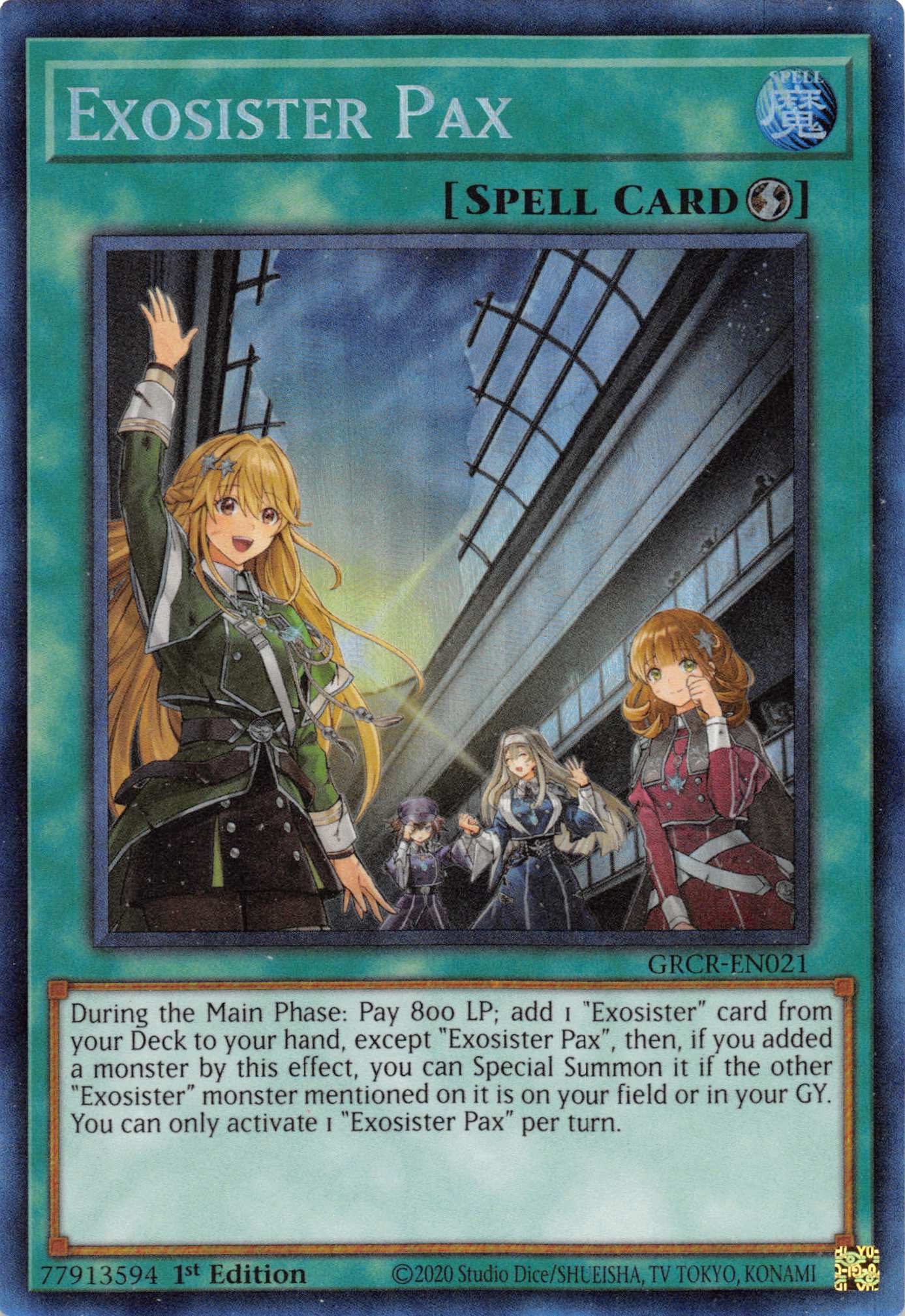 Exosister Pax [GRCR-EN021] Collector's Rare | Card Merchant Takapuna