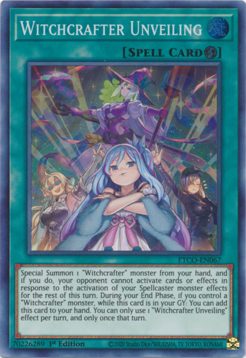 Witchcrafter Unveiling [ETCO-EN067] Super Rare | Card Merchant Takapuna