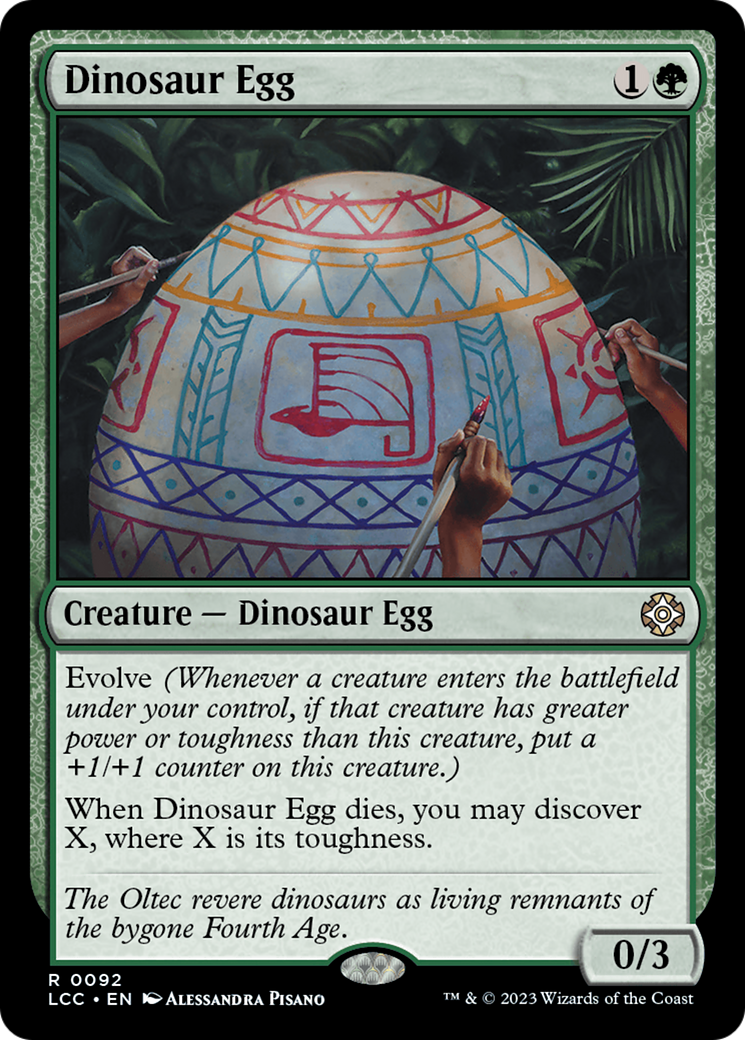 Dinosaur Egg [The Lost Caverns of Ixalan Commander] | Card Merchant Takapuna