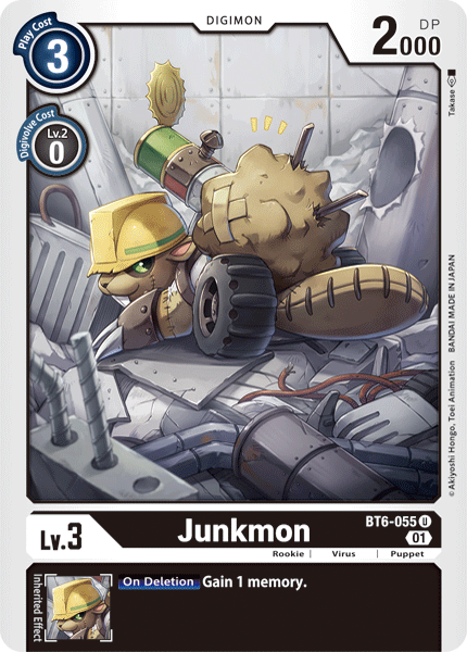 Junkmon [BT6-055] [Double Diamond] | Card Merchant Takapuna