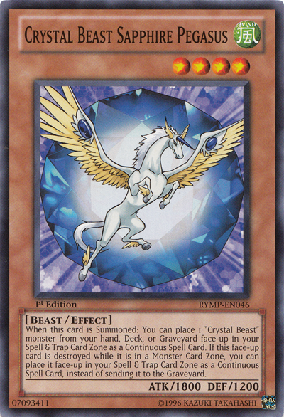 Crystal Beast Sapphire Pegasus [RYMP-EN046] Common | Card Merchant Takapuna