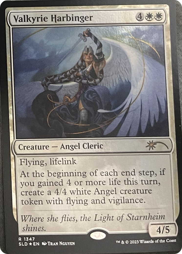 Valkyrie Harbinger [Secret Lair: Angels] | Card Merchant Takapuna