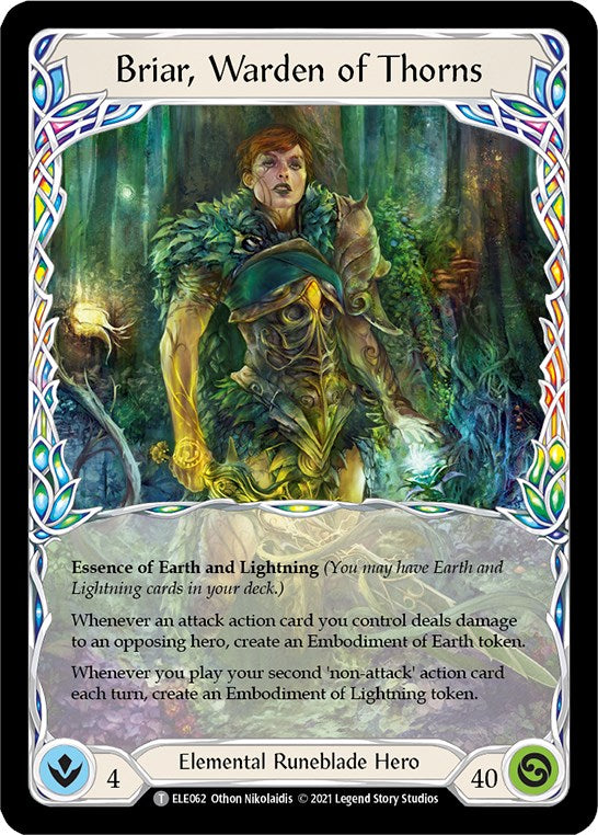 Briar, Warden of Thorns // Briar [ELE062 // ELE063] (Tales of Aria Unlimited) | Card Merchant Takapuna