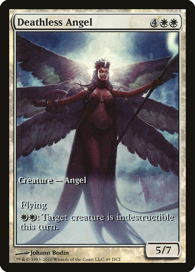 Deathless Angel (Game Day) (Extended Art) [Rise of the Eldrazi Promos] | Card Merchant Takapuna