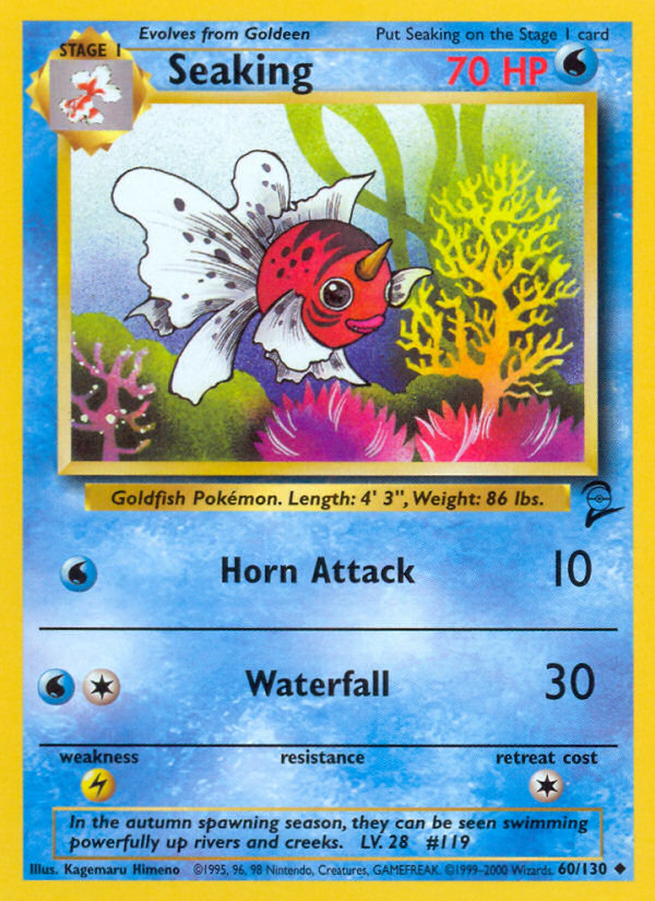 Seaking (60/130) [Base Set 2] | Card Merchant Takapuna