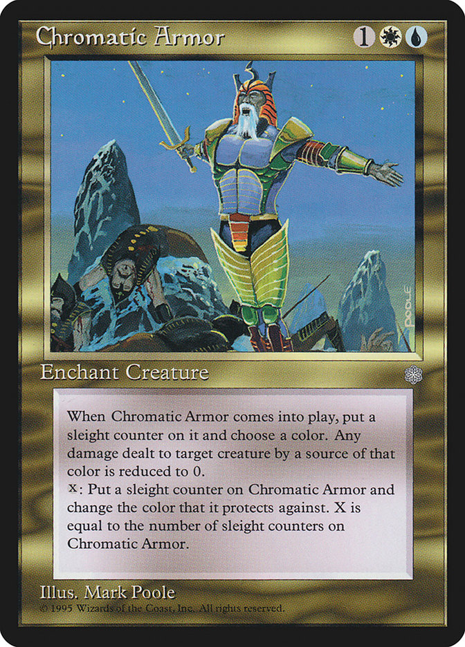 Chromatic Armor [Ice Age] | Card Merchant Takapuna