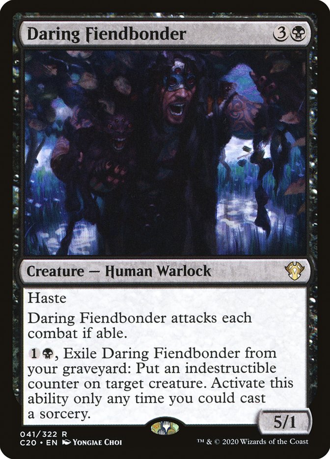 Daring Fiendbonder [Commander 2020] | Card Merchant Takapuna