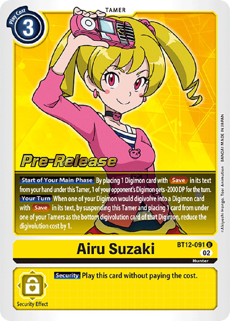 Airu Suzaki [BT12-091] [Across Time Pre-Release Cards] | Card Merchant Takapuna