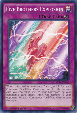 Five Brothers Explosion [MP14-EN058] Common | Card Merchant Takapuna