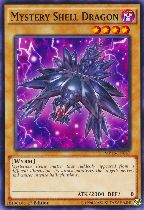 Mystery Shell Dragon [MP16-EN047] Common | Card Merchant Takapuna