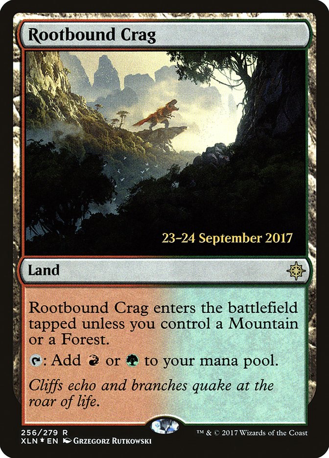 Rootbound Crag [Ixalan Prerelease Promos] | Card Merchant Takapuna