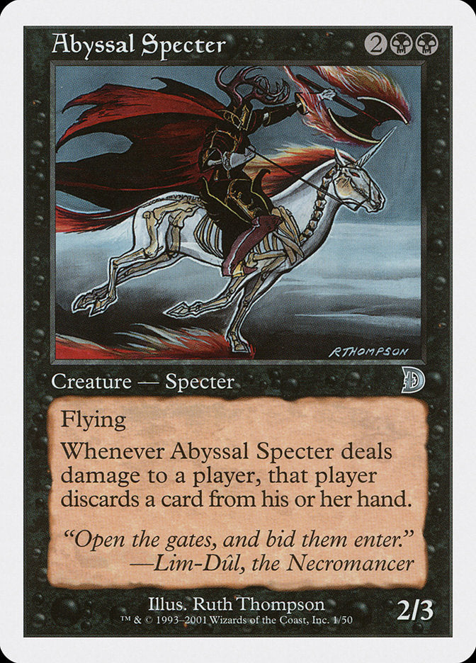 Abyssal Specter [Deckmasters] | Card Merchant Takapuna