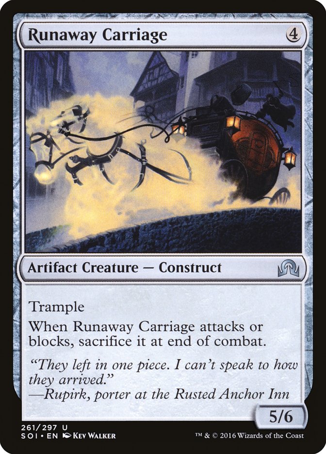 Runaway Carriage [Shadows over Innistrad] | Card Merchant Takapuna