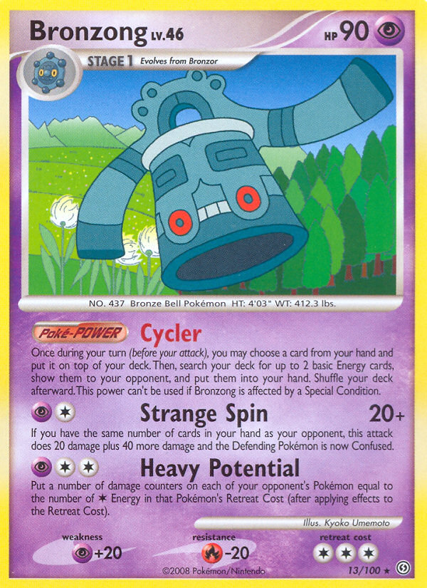 Bronzong (13/100) [Diamond & Pearl: Stormfront] | Card Merchant Takapuna