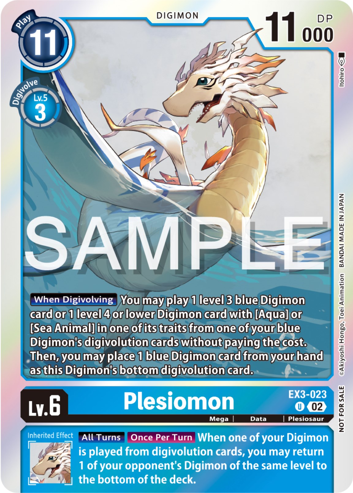 Plesiomon [EX3-023] (Event Pack 6) [Draconic Roar Promos] | Card Merchant Takapuna