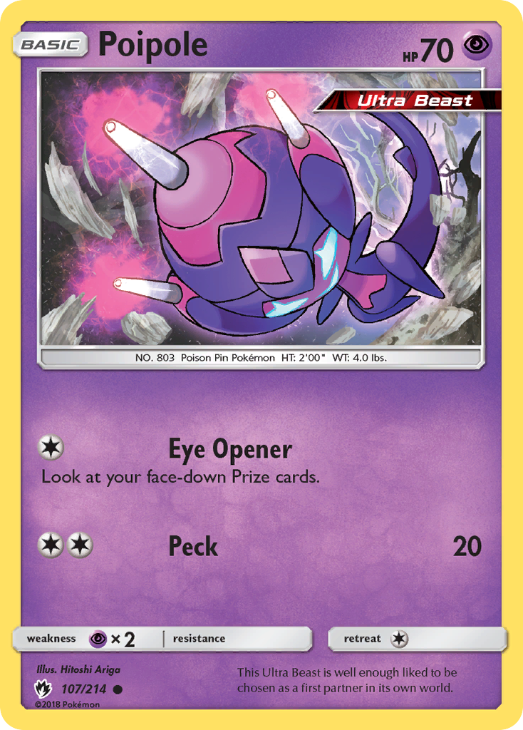 Poipole (107/214) [Sun & Moon: Lost Thunder] | Card Merchant Takapuna