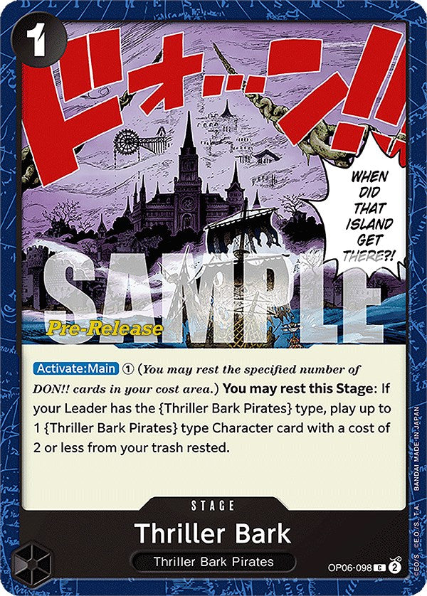 Thriller Bark [Wings of the Captain Pre-Release Cards] | Card Merchant Takapuna