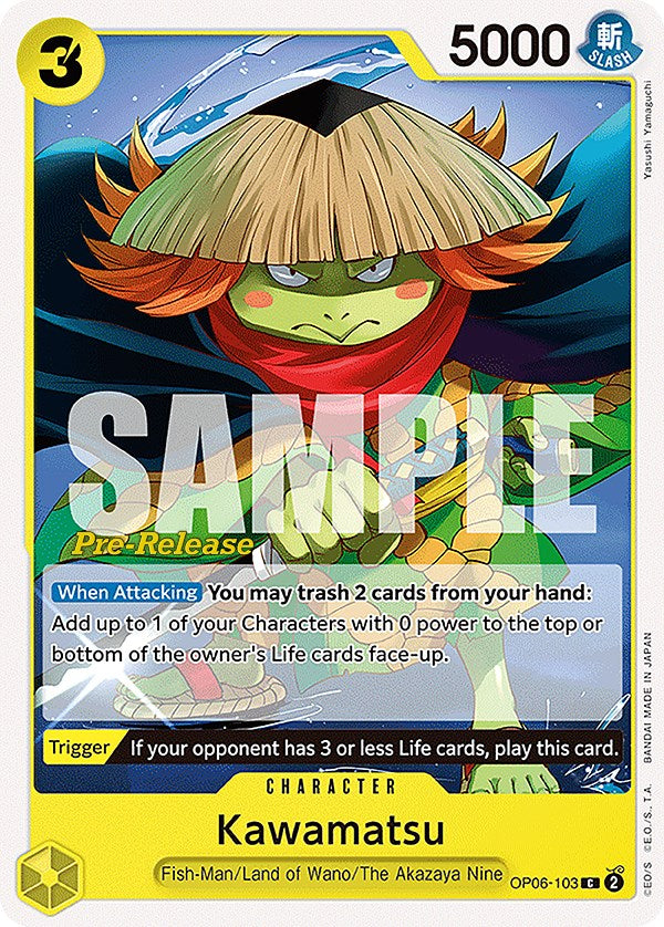 Kawamatsu [Wings of the Captain Pre-Release Cards] | Card Merchant Takapuna