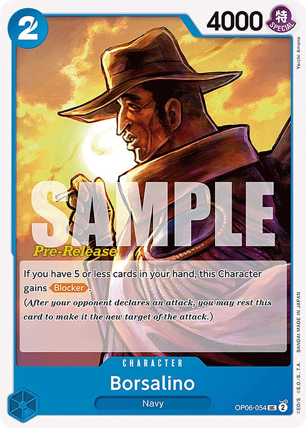 Borsalino [Wings of the Captain Pre-Release Cards] | Card Merchant Takapuna