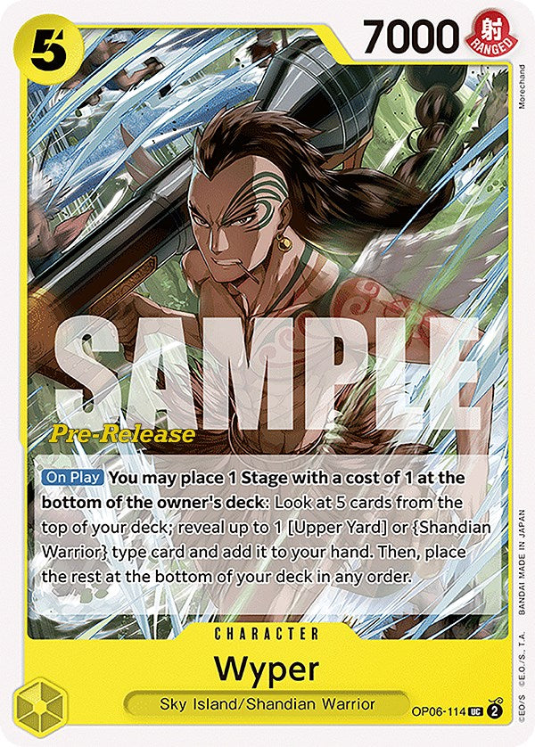 Wyper [Wings of the Captain Pre-Release Cards] | Card Merchant Takapuna