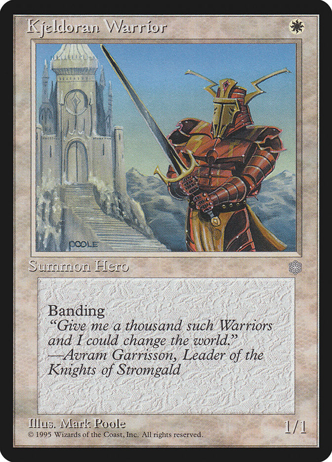 Kjeldoran Warrior [Ice Age] | Card Merchant Takapuna