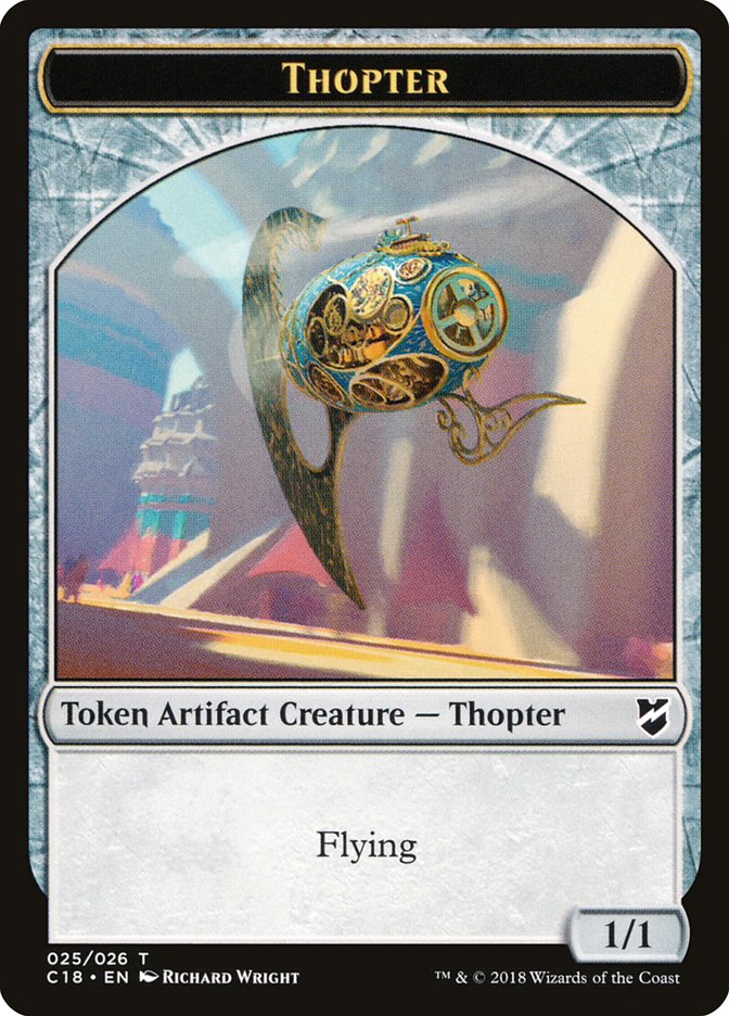 Thopter Token (025/026) [Commander 2018 Tokens] | Card Merchant Takapuna