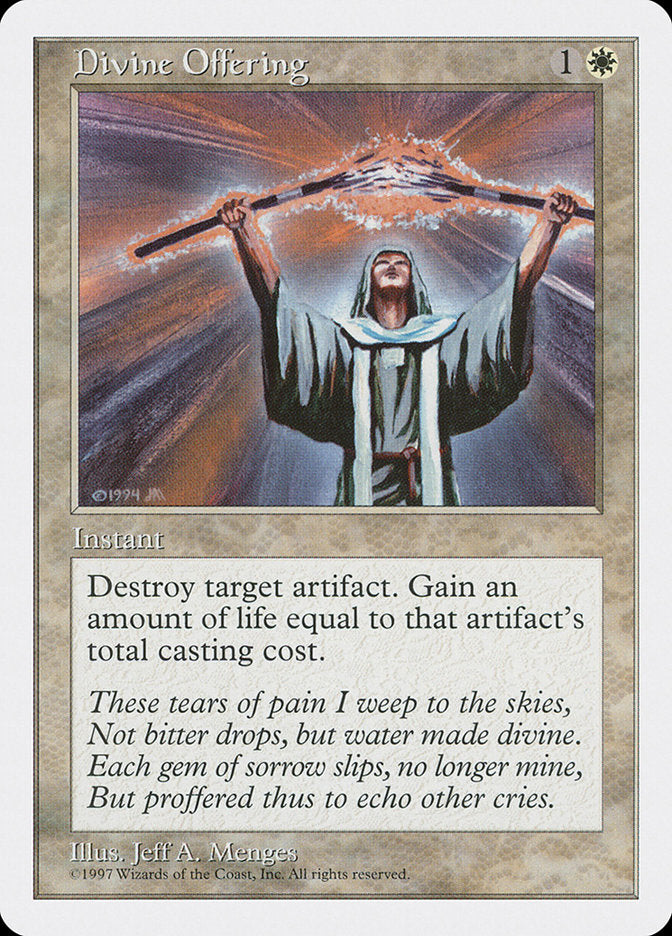 Divine Offering [Fifth Edition] | Card Merchant Takapuna