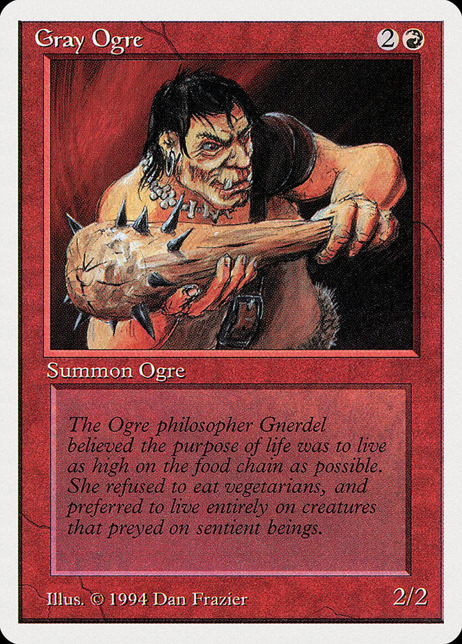 Gray Ogre [Summer Magic / Edgar] | Card Merchant Takapuna