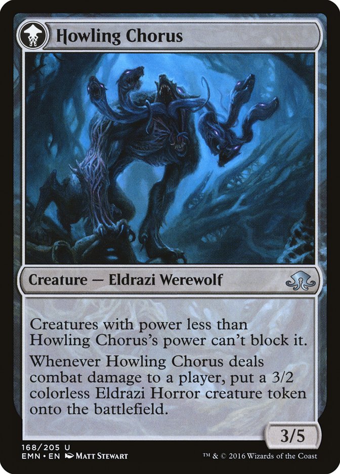 Shrill Howler // Howling Chorus [Eldritch Moon] | Card Merchant Takapuna