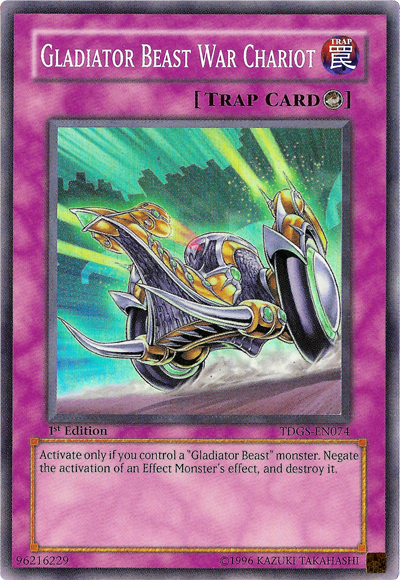 Gladiator Beast War Chariot [TDGS-EN074] Super Rare | Card Merchant Takapuna