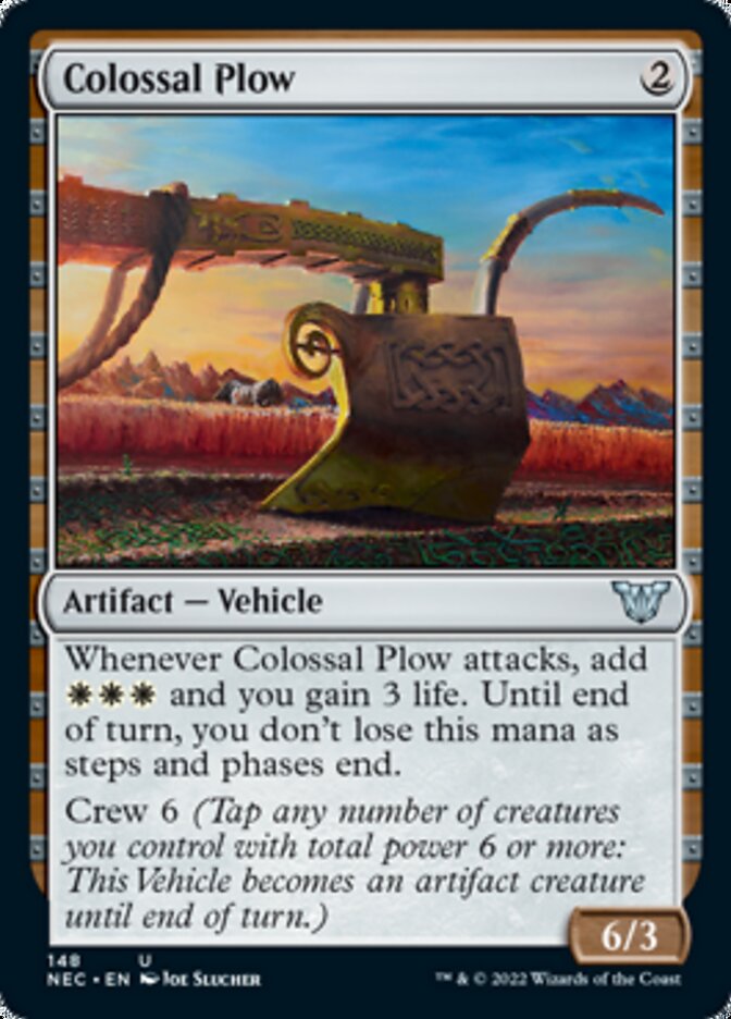 Colossal Plow [Kamigawa: Neon Dynasty Commander] | Card Merchant Takapuna