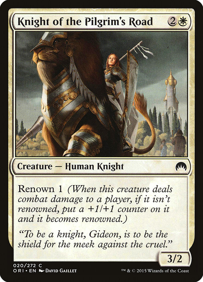 Knight of the Pilgrim's Road [Magic Origins] | Card Merchant Takapuna