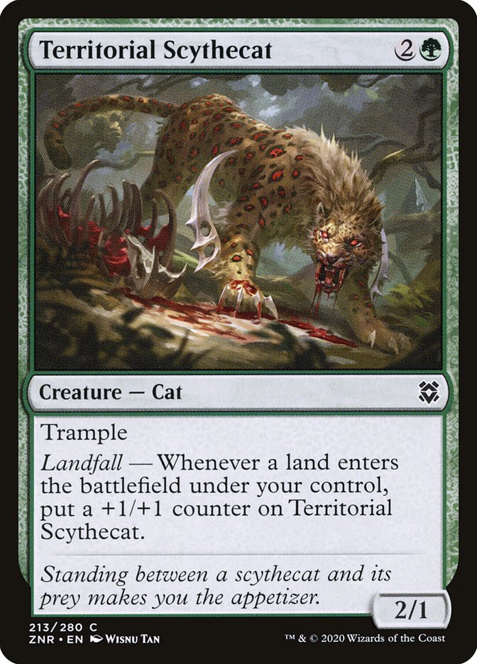 Territorial Scythecat [Zendikar Rising] | Card Merchant Takapuna