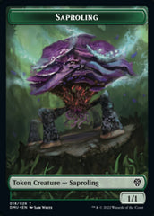 Saproling // Powerstone Double-Sided Token [Dominaria United Tokens] | Card Merchant Takapuna