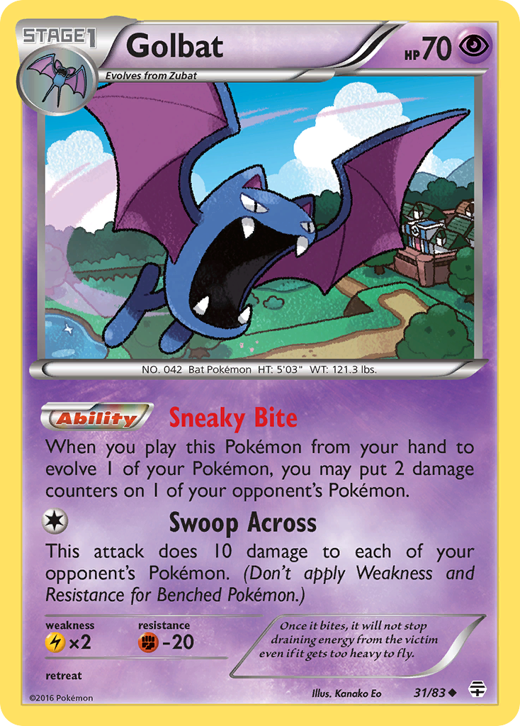 Golbat (31/83) [XY: Generations] | Card Merchant Takapuna