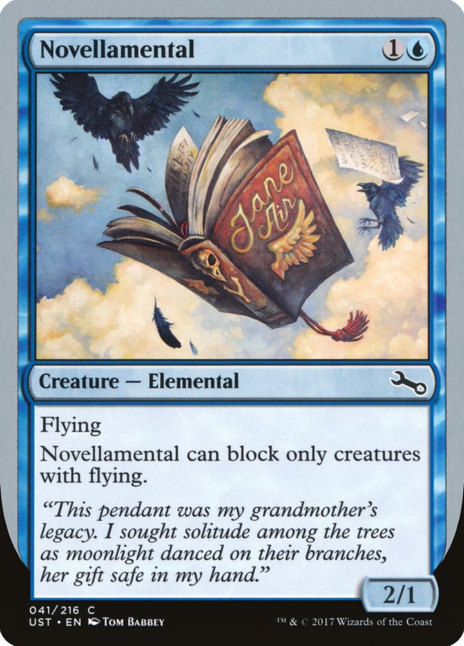 Novellamental ("This pendant was...") [Unstable] | Card Merchant Takapuna