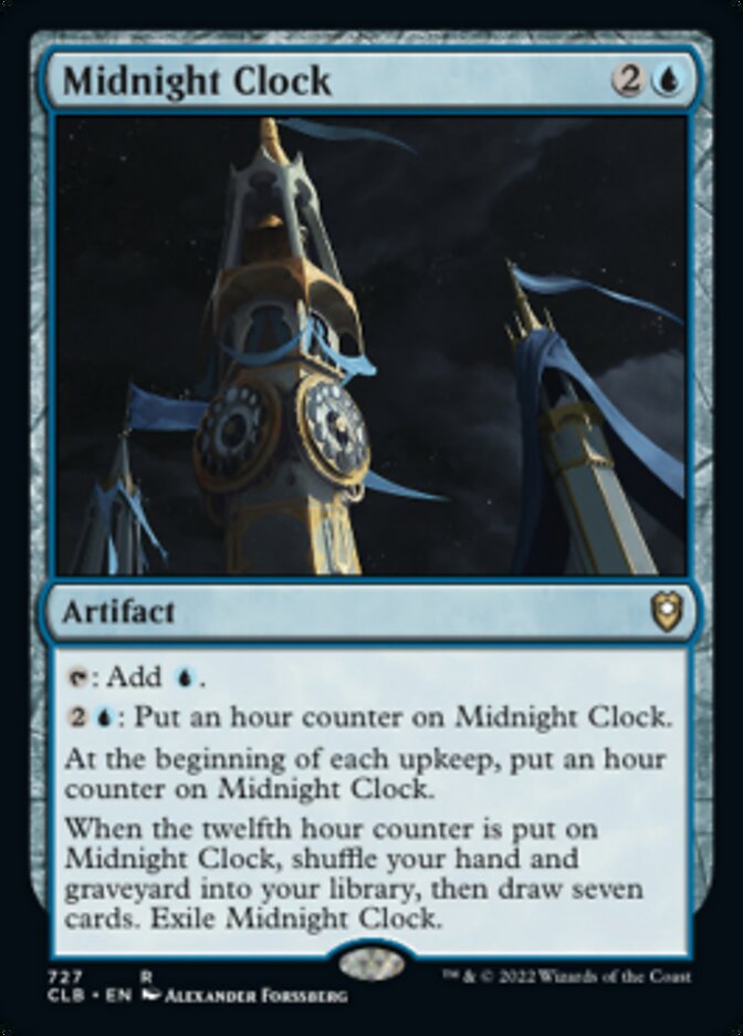 Midnight Clock [Commander Legends: Battle for Baldur's Gate] | Card Merchant Takapuna