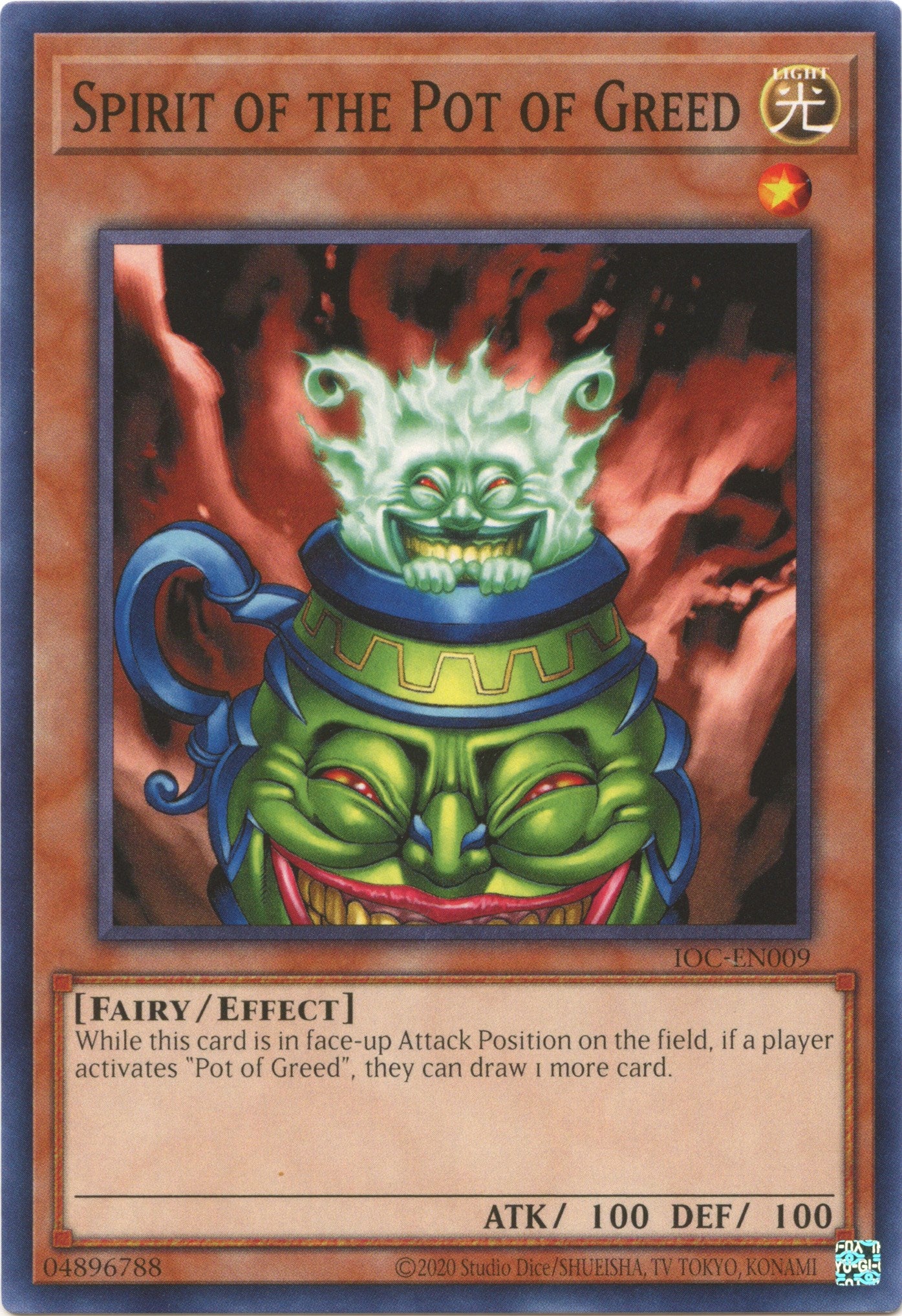 Spirit of the Pot of Greed (25th Anniversary) [IOC-EN009] Common | Card Merchant Takapuna