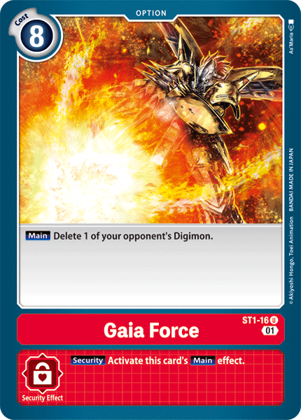 Gaia Force [ST1-16] (Alternative Art) [Starter Deck: Gallantmon] | Card Merchant Takapuna