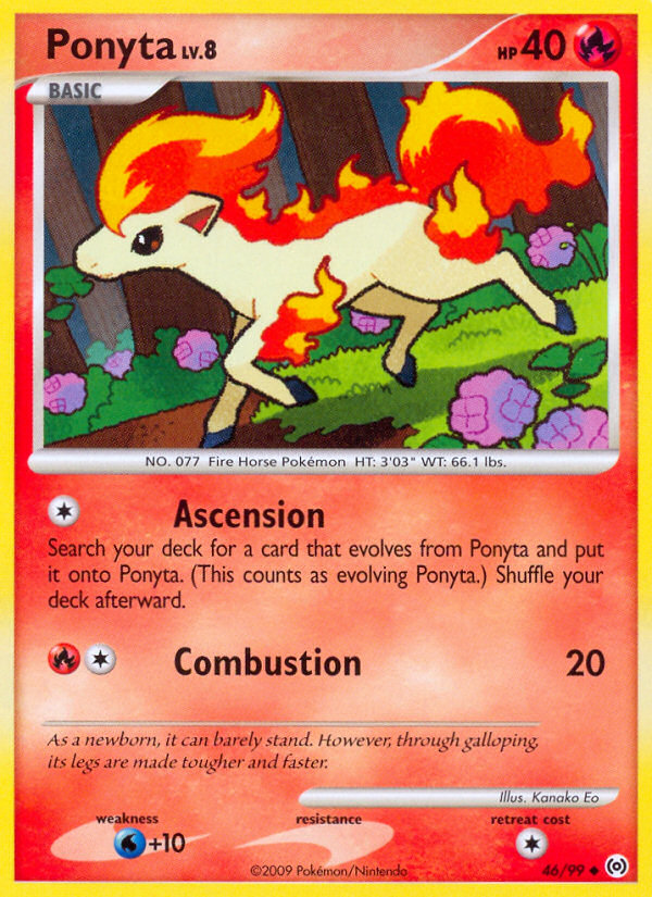 Ponyta (46/99) [Platinum: Arceus] | Card Merchant Takapuna