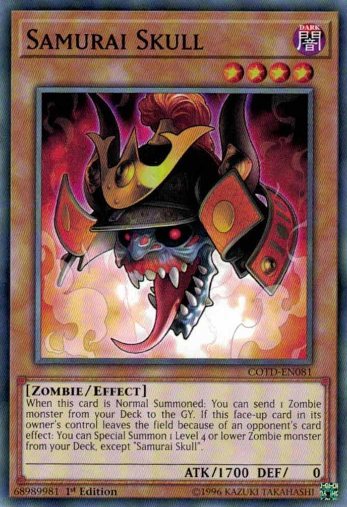 Samurai Skull [COTD-EN081] Common | Card Merchant Takapuna