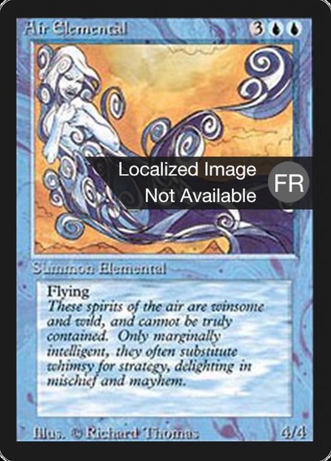 Air Elemental [Foreign Black Border] | Card Merchant Takapuna