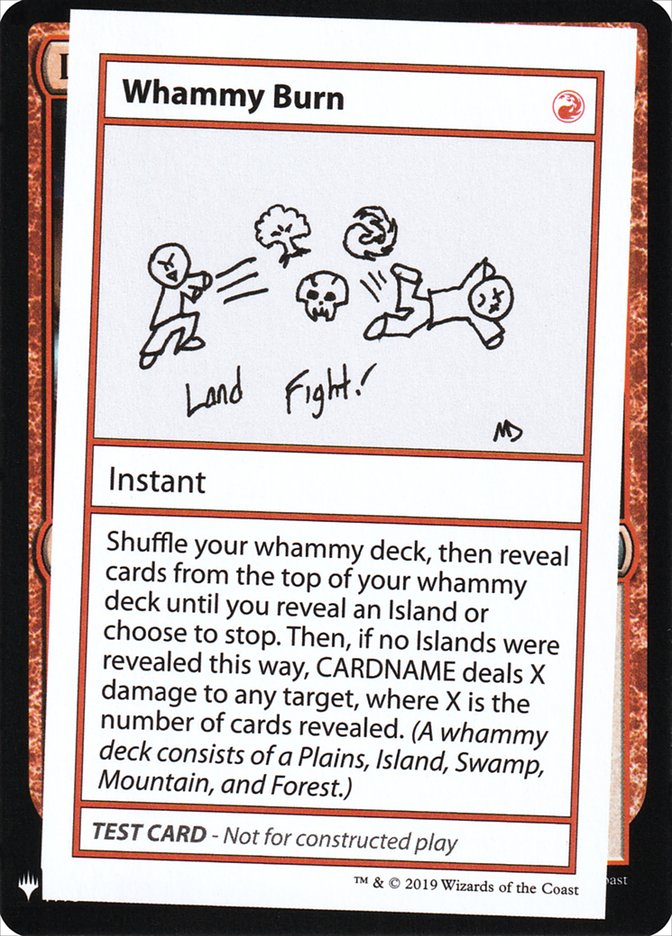 Whammy Burn [Mystery Booster Playtest Cards] | Card Merchant Takapuna