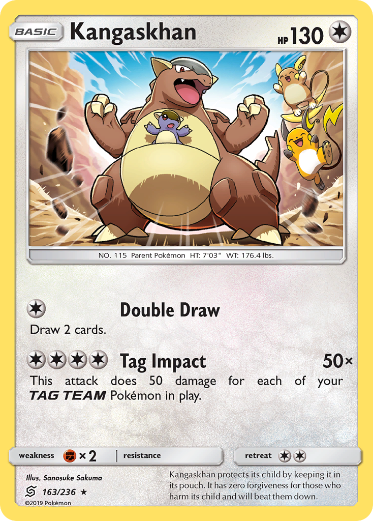 Kangaskhan (163/236) [Sun & Moon: Unified Minds] | Card Merchant Takapuna