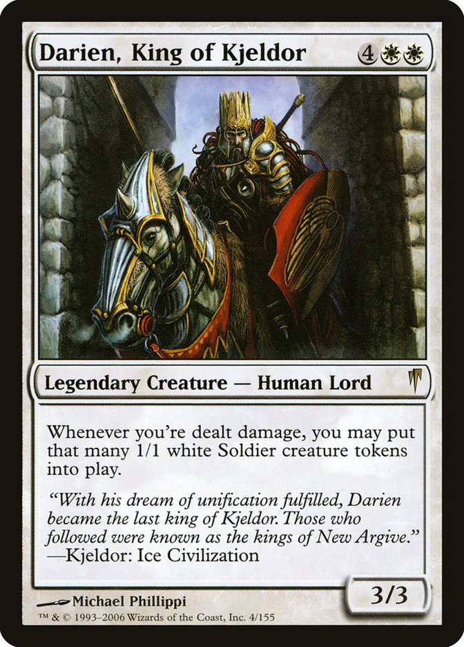 Darien, King of Kjeldor [Coldsnap] | Card Merchant Takapuna