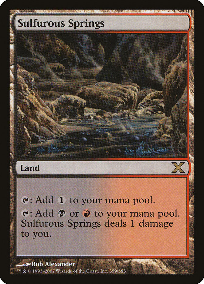 Sulfurous Springs [Tenth Edition] | Card Merchant Takapuna