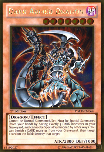 Dark Armed Dragon [PGLD-EN064] Gold Rare | Card Merchant Takapuna