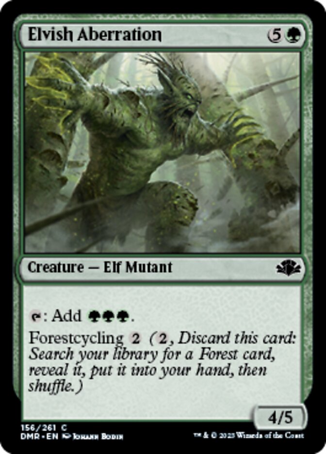 Elvish Aberration [Dominaria Remastered] | Card Merchant Takapuna