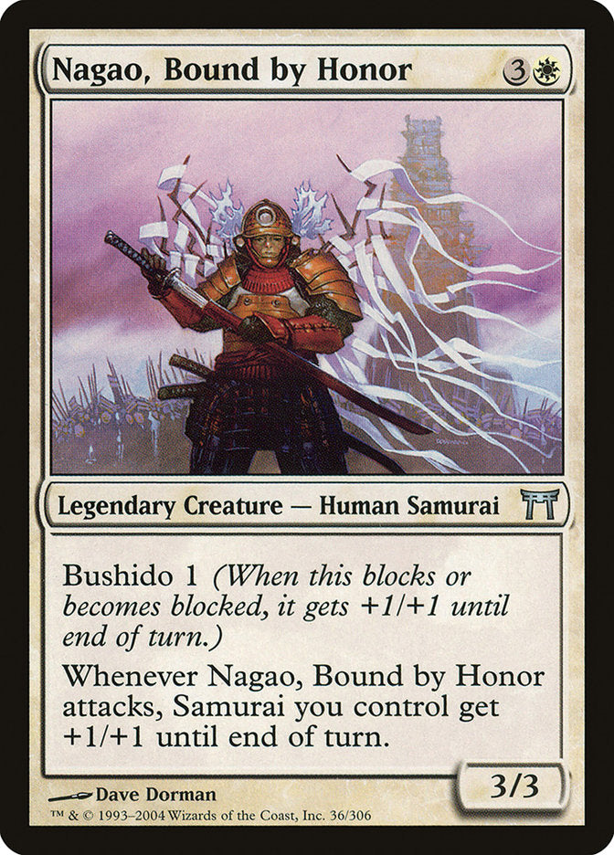 Nagao, Bound by Honor [Champions of Kamigawa] | Card Merchant Takapuna